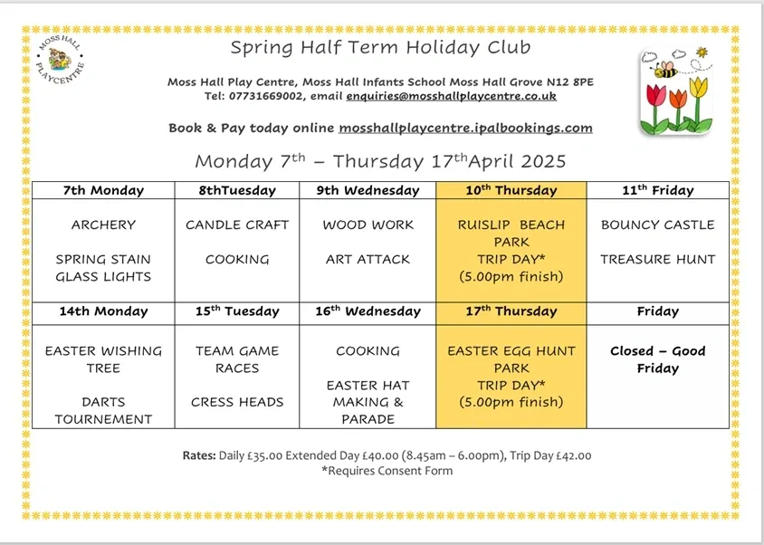 spring 2025 club programme spring 2025 club programme